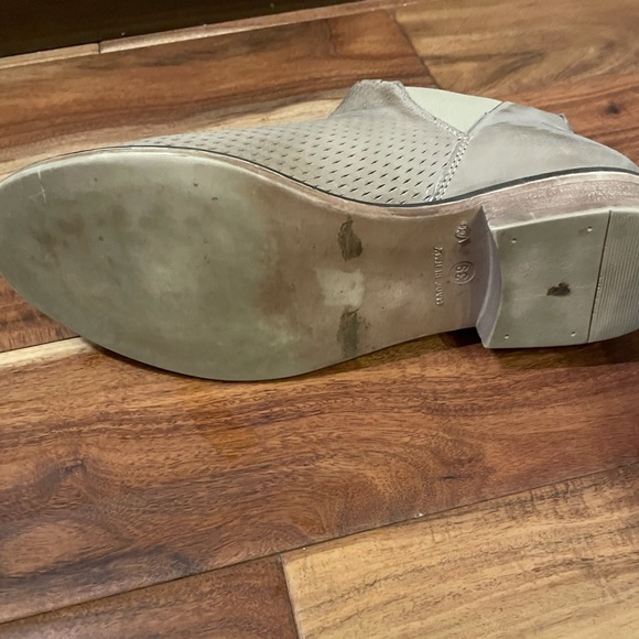 Italian Leather Size 9 Tan Ankle Boots - Picture 3 of 4